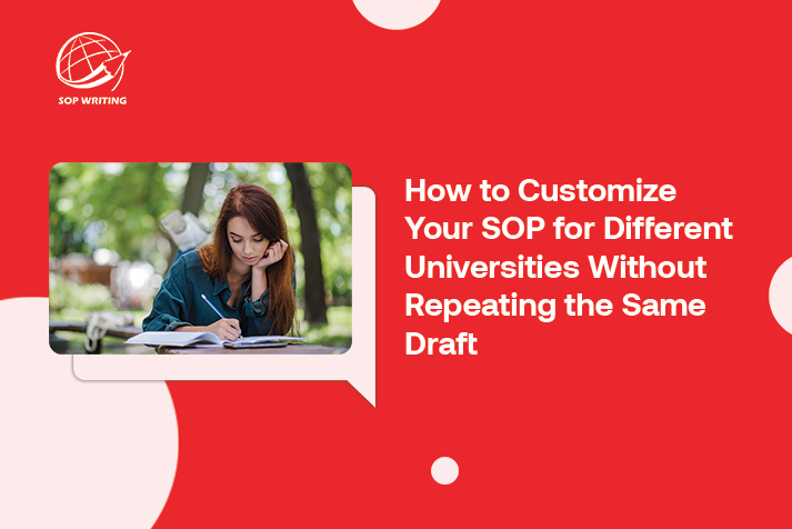 How to Customize Your SOP for Different Universities Without Repeating the Same Draft