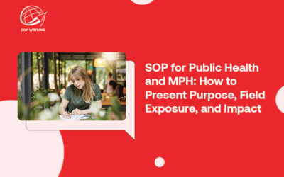 SOP for Public Health and MPH: How to Present Purpose, Field Exposure, and Impact